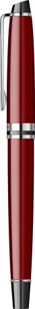 Перьевая ручка Waterman "Expert Dark Red Lacquer CT Black", перо: M, цвет чернил: blue.