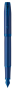 Перьевая ручка Parker IM Monochrome Blue, перо:F, цвет чернил: blue, в подарочной упаковке.