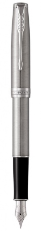 Перьевая ручка Parker Sonnet , Stainless Steel CT, перо: F, цвет чернил: black, в подарочной упаковке