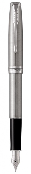 Перьевая ручка Parker Sonnet , Stainless Steel CT, перо: F, цвет чернил: black, в подарочной упаковке