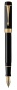 Перьевая ручка Parker Duofold Classic Centennial, Black GT, перо: F