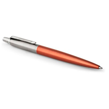 Подарочный набор: Шариковая ручка Parker Jotter Essential Chelsea Orange CT и Ежедневник недатированный, черный.
