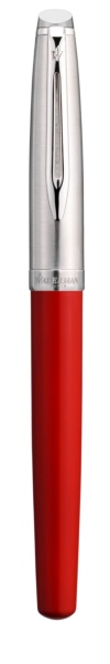 Перьевая ручка Embleme RED CT перо тонко (F) в подарочной коробке