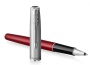 Ручка роллер Parker Sonnet T546  Red CT, стержень: F, цвет чернил: black, в подарочной упаковке