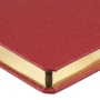 Подарочный набор: Ручка перьевая Parker Jotter Stainless Steel GT и Ежедневник недатированный красный
