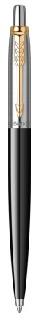 Шариковая ручка Parker Jotter K160, цвет: Black/GT, стержень: M, цвет чернил: blue, в подарочной упаковке.