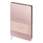 Подарочный набор:Шариковая ручка Parker Jotter XL SE20 Monochrome, цвет: Pink Gold b Ежедневник недатированный розовое золото.