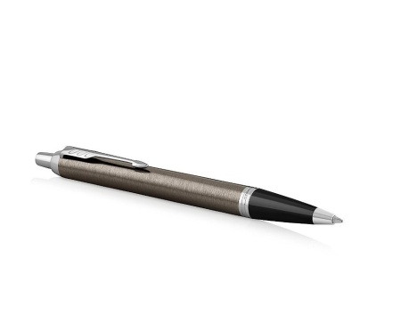 Подарочный набор: Шариковая ручка Parker IM Metal Core Dark Espresso CT и Ежедневник недатированный А5 коричневый