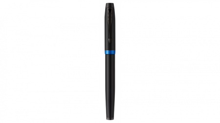 Перьевая ручка Parker IM Vibrant Rings Flame Blue, перо:F/M , цвет чернил: blue, в подарочной упаковке.