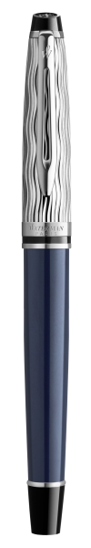 Ручка-роллер Waterman Expert22 SE deluxe Blue CT, цвет: Black, в подарочной упаковке