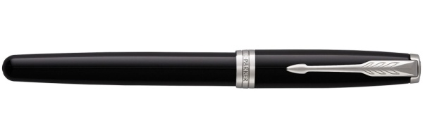 Ручка-роллер Parker Sonnet T539, цвет: Laque Black СT,  стержень: F, цвет чернил: black, в подарочной упаковке