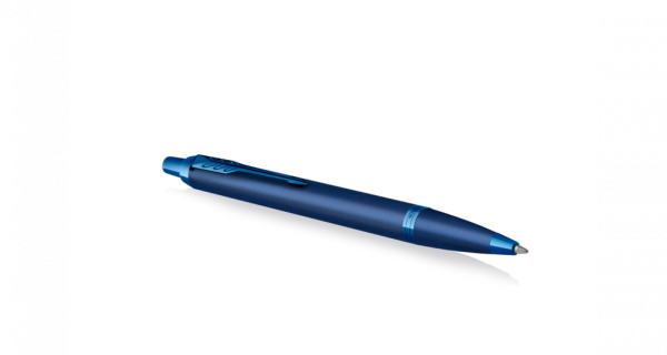 Шариковая ручка Parker IM Monochrome Blue, стержень:M, цвет чернил: blue, в подарочной упаковке.