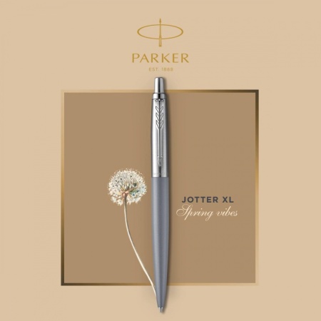 Шариковая ручка Parker Jotter XL, GREY CT, стержень: M