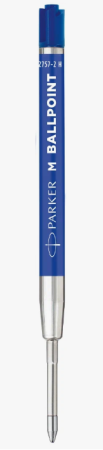 Стержень шариковый объемный Parker синий, 2шт., блистер