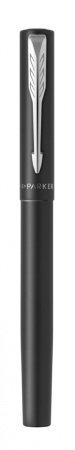 Ручка-роллер Parker Vector XL Black CT, стержень: F, цвет чернил:black, в подарочной упаковке