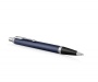 Подарочный набор: Шариковая ручка Parker IM Metal Matte Blue CT и Ежедневник  недатированный синий