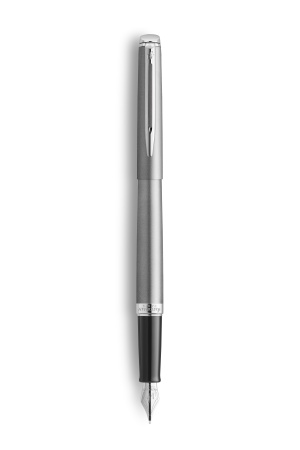 Перьевая ручка Waterman Hemisphere Entry Point Stainless Steel matte в подарочной упаковке