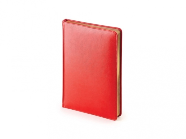 Подарочный набор: Шариковая ручка Parker IM Premium K318 Red GT, цвет чернил синий и красный недатированный ежедневник с золотым срезом