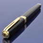 Перьевая ручка Waterman Exception, цвет: Slim Black GT, перо: F/M