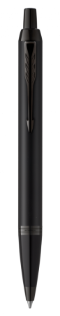 Шариковая ручка Parker IM Achromatic, Black BT, стержень: M, цвет чернил: blue, в подарочной упаковке.