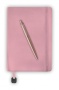 Подарочный набор: Шариковая ручка Jotter XL SE20 Monochrome в подарочной упаковке Pink Gold и Ежедневник недатированный  светло-розовый