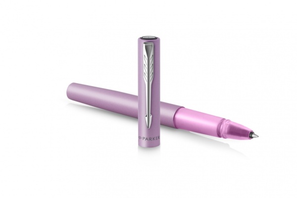 Ручка-роллер Parker Vector  XL Lilac CT, цвет чернил black, стержень: F, в подарочной упаковке.