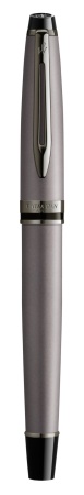 Перьевая ручка WatermanExpert Silver F BLK в подарочной упаковке