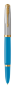 Перьевая ручка Parker 51 Premium Turquoise GT перо; M/F, чернила: Black,Blue, в подарочной упаковке.