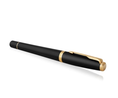 Перьевая ручка Parker Urban Core, (матовый черный лак) Muted Black GT, F309, перо: F, цвет чернил: blue, в подарочной упаковке.