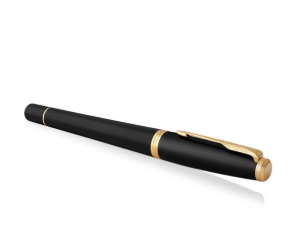 Перьевая ручка Parker Urban Core, (матовый черный лак) Muted Black GT, F309, перо: F, цвет чернил: blue, в подарочной упаковке.