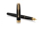 Перьевая ручка Parker Sonnet , Matte Black GT, перо: F, цвет чернил: black, в подарочной упаковке