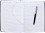 Подарочный набор: Шариковая ручка Parker Jotter Essential, Satin Black CT, стержень: Mblue, в подарочной упаковке и черный недатированный ежедневник