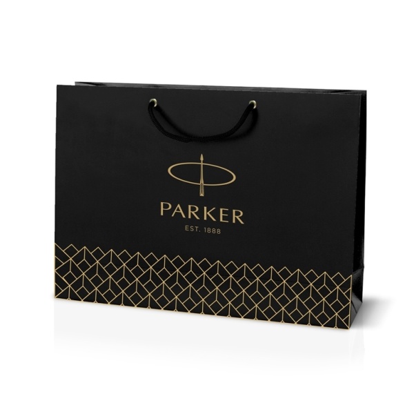Подарочный набор: Шариковая ручка Parker Jotter Essential, Royal Blue CT, стержень: Mblue и Ежедневник синий недатированный