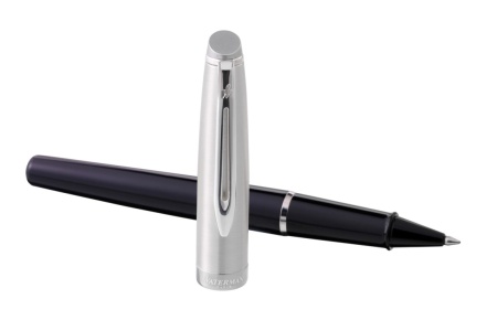 Ручка роллер Waterman  Embleme цвет BLACK CT, цвет чернил: черный