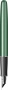 Перьевая ручка Parker Sonnet Essentials Green SB Steel CT, перо: F, цвет чернил black, в подарочной упаковке.
