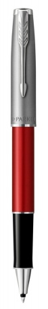 Ручка роллер Parker Sonnet T546  Red CT, стержень: F, цвет чернил: black, в подарочной упаковке