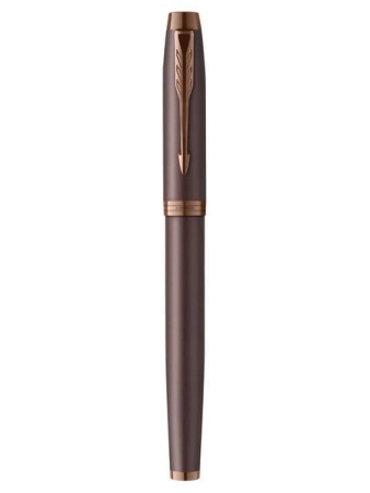 Перьевая ручка Parker IM Monochrome Brown, перо:F, цвет чернил: Black, в подарочной упаковке.
