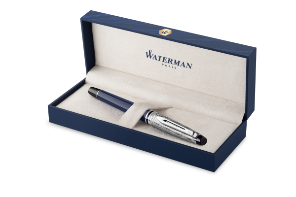 Перьевая ручка Waterman Expert22 SE deluxe Blue CT, перо: F, цвет: Blue, в подарочной упаковке