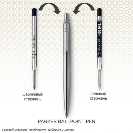 Шариковая ручка Parker Jotter Core K61 Stainless Steel CT , стержень: Mblue в блистере