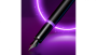 Перьевая ручка Parker IM Vibrant Rings Flame Amethyst Purple, перо:F/M, цвет чернил: blue, в подарочной упаковке.