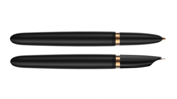 Перьевая ручка Parker 51 DELUXE BLACK GT, перо: F, цвет чернил: black, в подарочной упаковке.