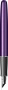Перьевая ручка Parker Sonnet Essentials Violet SB Steel CT, перо: F, цвет чернил black, в подарочной упаковке.