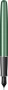 Перьевая ручка Parker Sonnet Essentials Green SB Steel CT, перо: F, цвет чернил black, в подарочной упаковке.