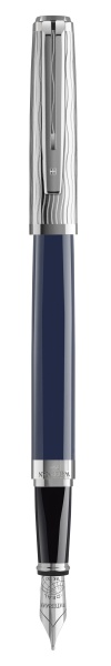 Перьевая ручка Waterman "Exception SE Deluxe Blue CT" синяя, перо:M , в подарочной упаковке.