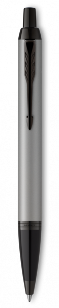 Шариковая ручка Parker IM Achromatic, Grey BT,стержень: M, цвет чернил: blue, в подарочной упаковке.