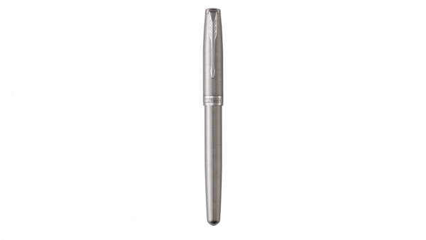 Ручка роллер Parker Sonnet  Stainless Steel CT, стержень: F, цвет чернил: black, в подарочной упаковке