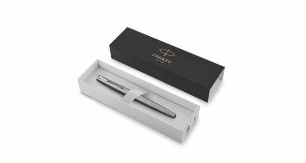 Ручка перьевая Parker Jotter Stainless Steel CT, Mblue
