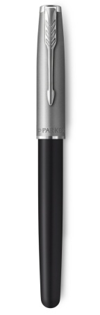 Ручка-роллер Parker Sonnet Entry Point Black Steel CT, стержень: F, цвет чернил: black, в подарочной упаковке