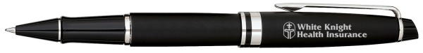 Ручка-роллер Waterman Expert, цвет: Black Laque CT, стержень: Fblk