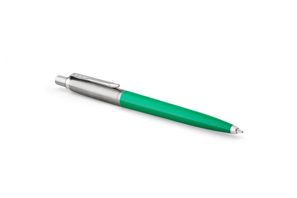 Шариковая ручка Parker Jotter, цвет GREEN, цвет чернил синий, толщина линии M , в подарочной коробке